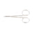 Miltex - Iris Scissors 4 Inch Length OR Grade German Stainless Steel NonSterile Finger Ring Handle Curved Blade Sharp Tip / Sharp Tip - 5-302