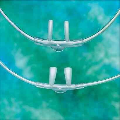Teleflex Medical Hudson RCI Nasal Cannula Continuous Flow Adult Curved Prong / Non-flared Tip - 1103