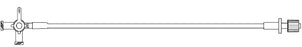 B. Braun - Extension Set with Stopcock 35 Inch Tubing 2 Ports 2.6 mL Priming Volume DEHP-Free - 456030