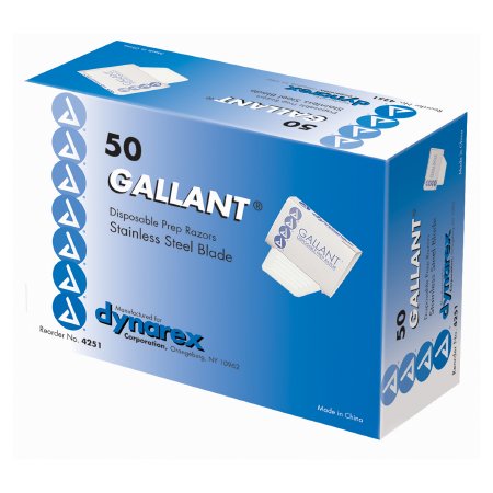 Dynarex Gallant Surgical Prep Razor Single Blade Disposable - 4251