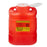BD - Sharps Container 13-2/5 H X 9-2/5 W X 5-3/10 D Inch 8.2 Quart Red Base / Translucent Lid Vertical Entry Hinged Snap On Lid - 305490