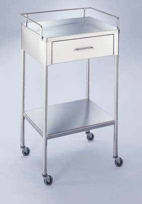Ferguson - Anesthesia Utility Table 20 X 16 X 34 Inch Stainless Steel 1 Drawer - 0217850000