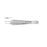 Miltex-Integra Forcep Tissue Adson Meister-Hand 4-3/4" Straight 7X7 Side Grasping Teeth Ss Ea - MH6-124