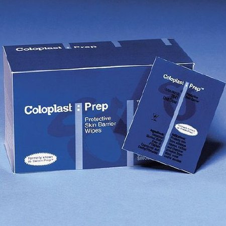 Coloplast Prep - Skin Barrier Wipe 50 to 75% Strength Propan-2-ol Individual Packet NonSterile - 2041