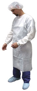 Precept Medical Products Protective Procedure Gown X-Large Unisex NonSterile White - 5030