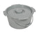 Drive Medical Commode Bucket with Metal Handle and Cover, 7.5 Quart