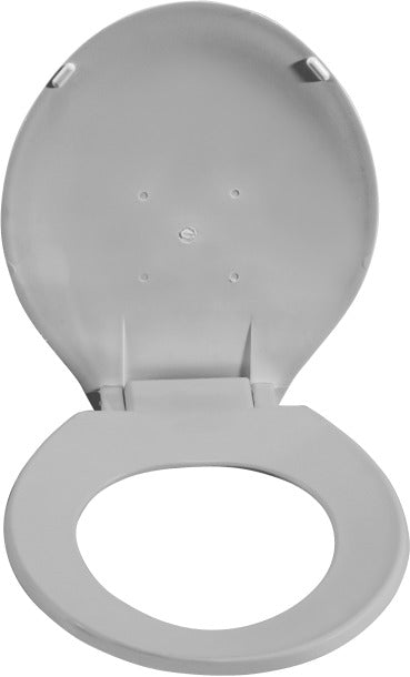 Drive Medical Round Toilet Seat with Lid (14 ½" Seat Depth)