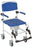 Drive Medical Aluminum Rehab Shower Commode Chair with Four Rear-locking Casters