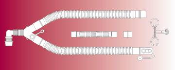 Teleflex Medical Ventilator Circuit Corrugated Tube 72 Inch Tube Adult - 1627