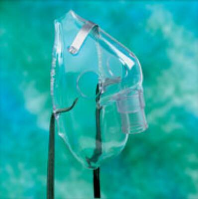 Hudson RCI - Aerosol Mask Elongated Style Adult One Size Fits Most Adjustable Head Strap / Nose Clip - HUD1385