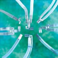 Teleflex - Anesthesia Breathing Circuit Expandable Tube 108 Inch Tube Adult 3 Liter Bag Single Patient Use - 351503