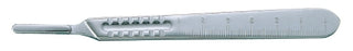 Miltex - Knife Handle Extra Fine Stainless Steel Size 4 - 4-8