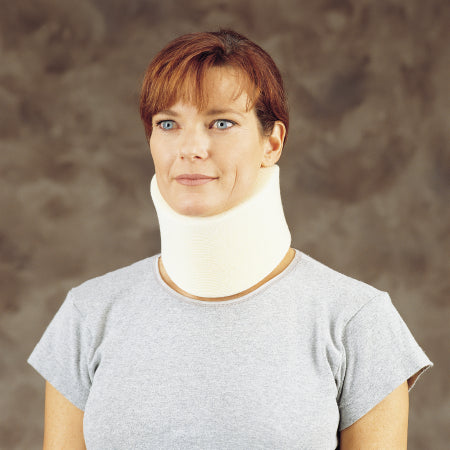 Deroyal Cervical Collar Cerv-O Firm Density Adult Medium One-Piece 3-1/2 Inch Height 21-1/2 Inch Length - 1007-03