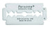 AccuTec Blades Personna Double Edged Razor Blade Stainless Steel, Coated - 74-0002-0000