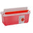Cardinal In-Room Sharps Container 1-Piece 11 H X 10-3/4 W X 4-3/4 D Inch 5 Quart Translucent Red Horizontal Entry Lid - 85131