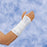 Deroyal Wrist / Forearm Splint  Foam Left Hand White One Size Fits Most - 5066-81