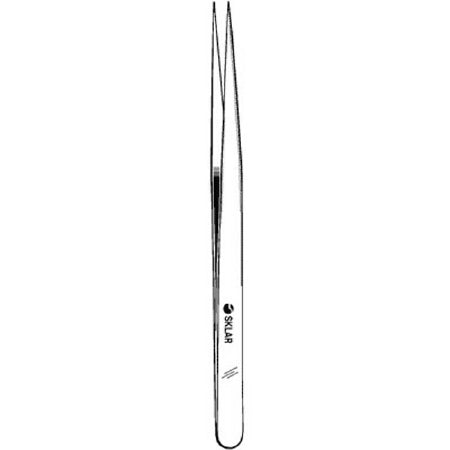 Sklar Tissue Forceps Swiss No 5, 4-3/4 Inch Stainless Steel Straight Extra Fine - 66-7436