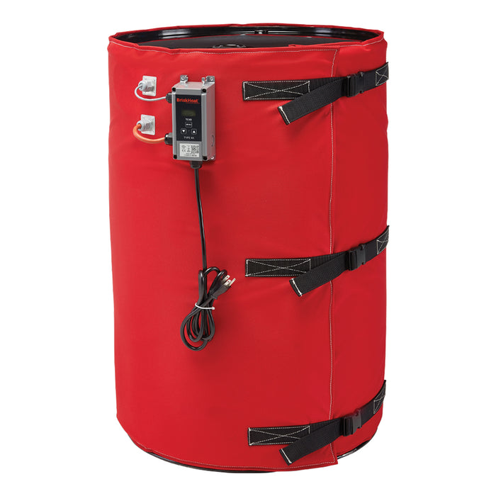 US Plastic Corp. Wet Area Full Coverage BriskHeat Heater for 55 Gallon Drum - 600Watts