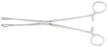 Miltex - Sponge Forceps Foerster 7 Inch Length OR Grade German Stainless Steel NonSterile Ratchet Lock Finger Ring Handle Straight Serrated Tip - 7-604