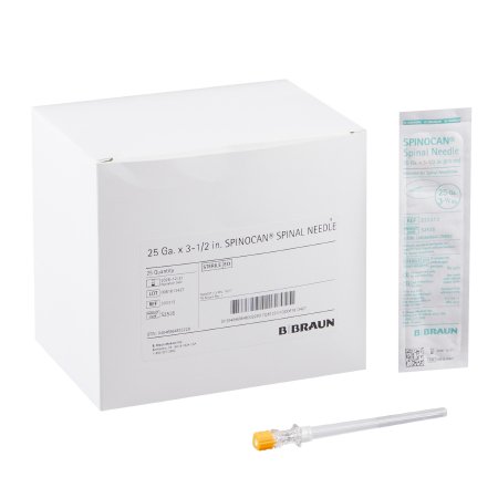 Spinocan - Spinal Needle Quincke Style 25 Gauge 3-1/2 Inch - 333313