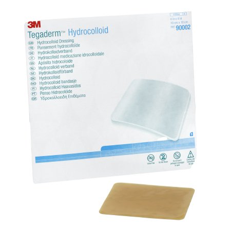 3M Tegaderm - Hydrocolloid Dressing 4 X 4 Inch Square Sterile - 90002
