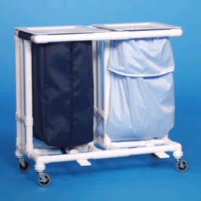 Classic - Double Hamper with Bags 4 Casters 39 gal. - LH22