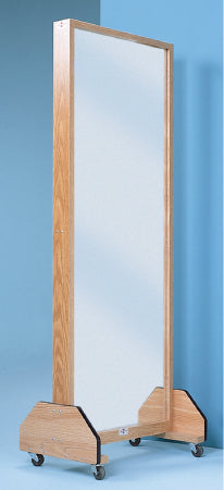 Hausmann Industries - Glass Portable Mirror 27 X 72 Inch Oak - 1671
