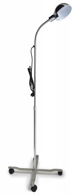 Grafco - Gooseneck Exam Light Floor Standing Incandescent 60 Watt Chrome - 1697-1M