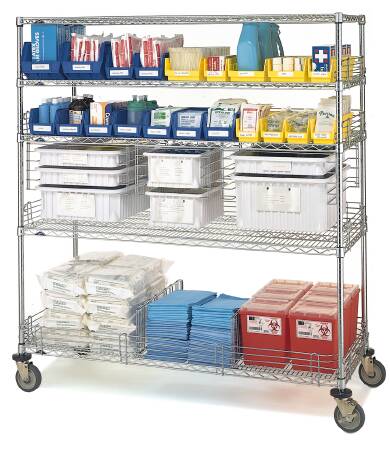 Intermetro Industries Super Erecta Shelf Solid Shelving 1 Shelf Adjustable Galvanized Steel - 1836FG