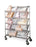 Intermetro Industries Suture Cart Chrome 18 X 48 X 70 Inch 5 Shelves Silver - DC56EC