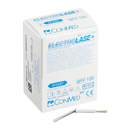 Electrolase - Blade Electrode Stainless Steel Sharp Blade Tip Disposable NonSterile - 7-100-12CS