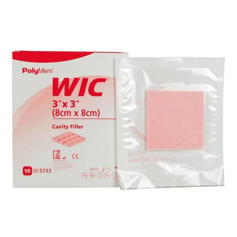 Polymem WIC - Silver Wound Cavity Filler 1 X 3 Inch Rectangle Sterile - 1331