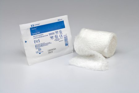Cardinal Kerlix Fluff Bandage Roll Gauze 6-Ply 3-4/10 Inch X 3-6/10 Yard Roll Shape Sterile - 6725