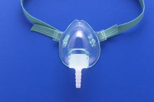 Teleflex Medical Oxygen Mask Elongated Style Infant User One Size Fits Most Adjustable Elastic Head Strap - 396218