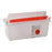 Cardinal In-Room Sharps Container 1-Piece 6-1/4 H X 10-3/4 W X 4-3/4 D Inch 2 Quart Translucent Horizontal Entry Lid - 85021-