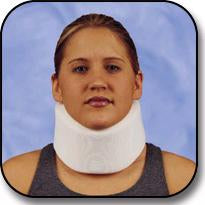 DeRoyal Lo-Contour - Cervical Collar Contoured / Firm Density Adult Medium One-Piece 3 Inch Height 17 Inch Length - 20203