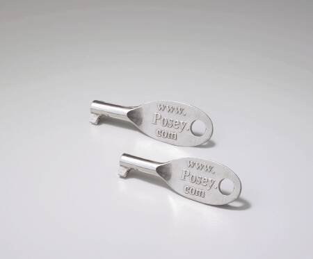 Posey Replacement Key Silver Key and Tab - 1074