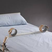 Posey Locking Bed Ankle Restraint, Connected Set One Size Fits Most Metal Post Lock Without Straps - 2213