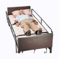 Posey Twice-as-Tough Cuffs Bed Ankle Restraint, Connected Set One Size Fits Most Hook and Loop Closure 1-Strap - 2795