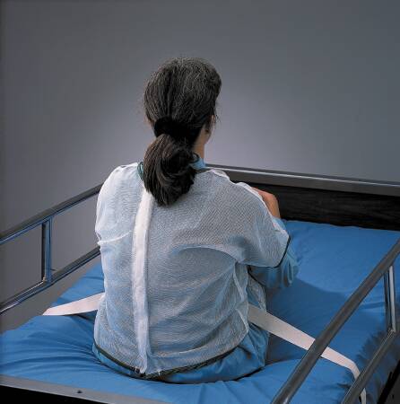 Posey Vest Restraint, Sleeved Small Hook and Loop Closure 2-Strap - 3353S