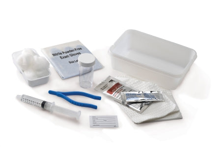 Cardinal Dover Indwelling Catheter Tray Foley 16 Fr. 5 cc Balloon Silicone - 6153-