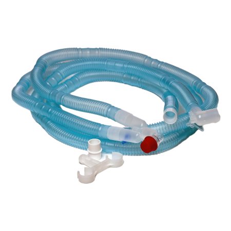 Medline - Ventilator Circuit Corrugated Tube 72 Inch Tube Dual Limb Adult Without Bag Single Patient Use - HUD1613