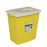 Cardinal SharpSafety Chemotherapy Sharps Container 1-Piece 17-1/2 H X 15-1/2 W X 11 D Inch 8 Gallon Yellow Hinged Lid - 8985