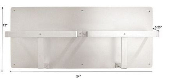 Double Bedpan Rack