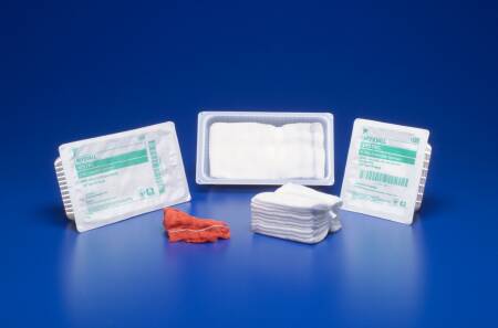 Cardinal Visitec USP Type VII X-Ray Detectable Gauze Sponge Cotton 12-Ply 4 X 8 Inch Rectangle NonSterile - 2979