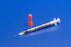 Cardinal Monoject Insulin Syringe with Needle 0.5 mL 29 Gauge 1/2 Inch Attached Needle Without Safety - 8881600350
