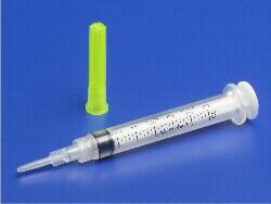 Monoject* Bluntip* - Cannula with Syringe Blunt Tip 3 mL 15 Gauge 1/2 Inch Length - 8881541034