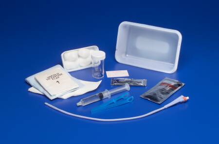 Dover - Indwelling Catheter Tray Foley 18 Fr. 5 cc Balloon Silicone - 8887600784