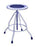Blickman Clifton Exam Stool Backless Spinlift Height Adjustment 4 Casters Stainless Steel - 1027745000