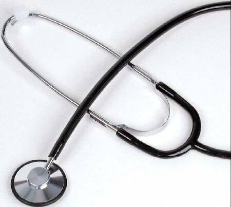 Kerma Medical Products - Classic Stethoscope Yellow 1-Tube 22 Inch Tube Single Head Chestpiece - 04630